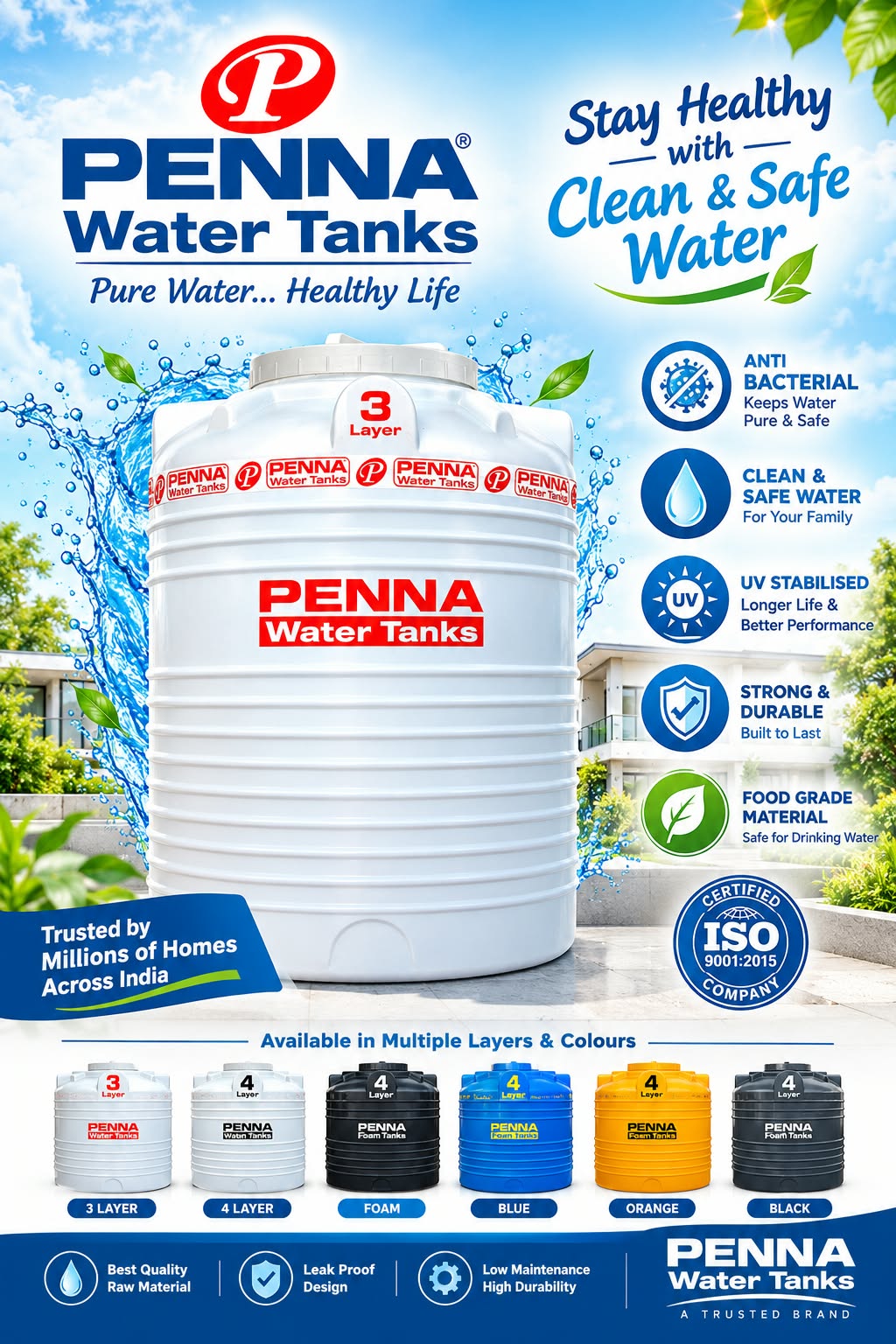 Finished Water Tank Storage Facility (Guntur)